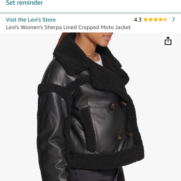 LEVI sherpa jacket - Picture 2 of 3